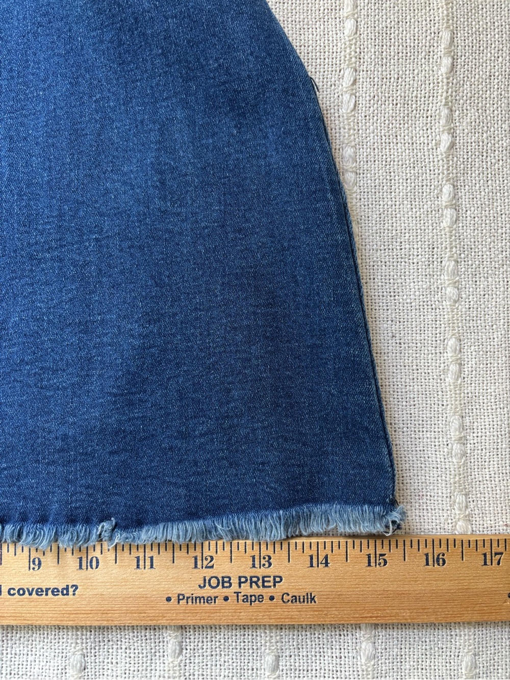 Umgee Denim Bell Bottom Flare Boho Jeans Raw Hem Stretch Size 13 Juniors Retro - Picture 14 of 14